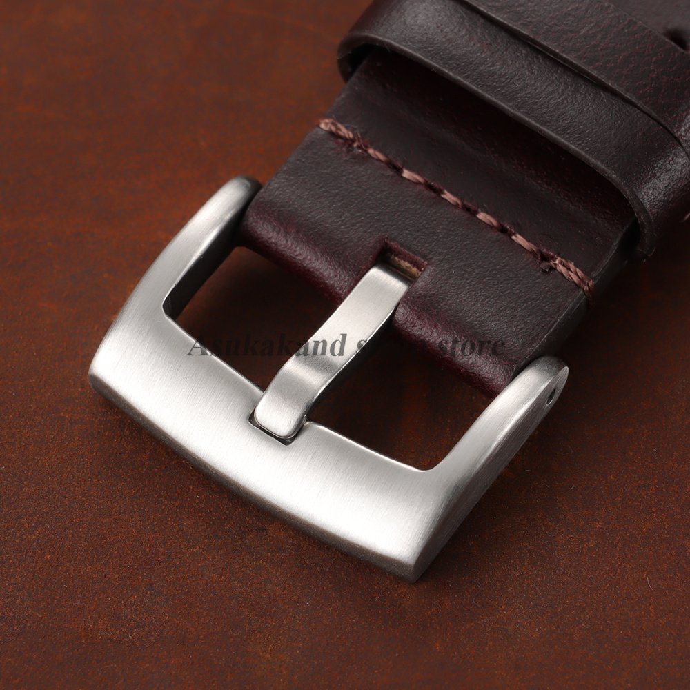 20mm 22mm Genuine Oil Wax  Lea - огляд і ціна Leather Strap Quick Release