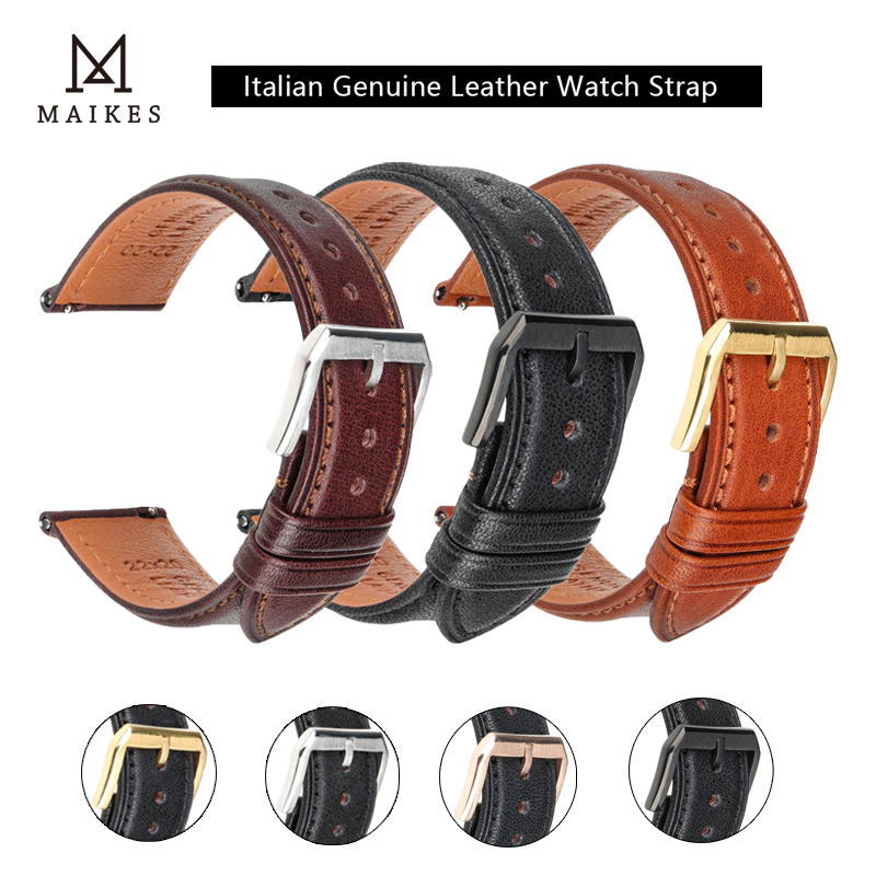 New Genuine Leather Band 24mm  - огляд і ціна Leather Strap Quick Release