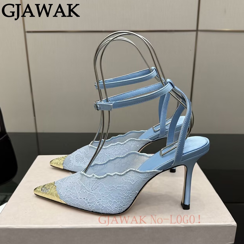Thin High Heels Shoes Women Po - огляд і ціна Mesh Strap Metal