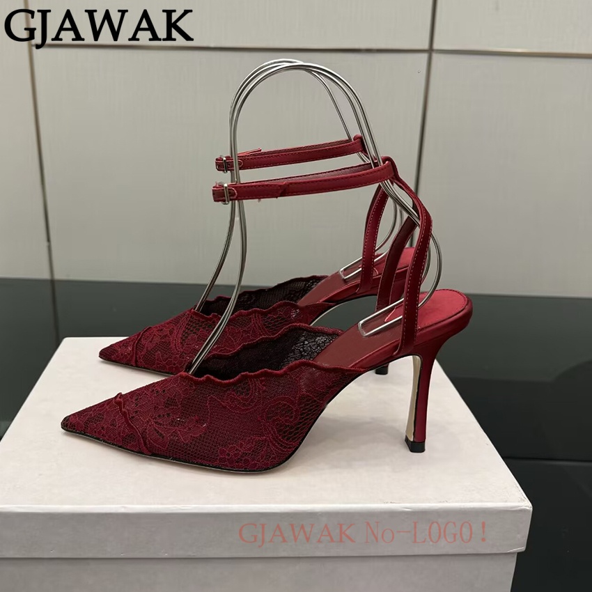 Thin High Heels Shoes Women Po - огляд і ціна Mesh Strap Metal