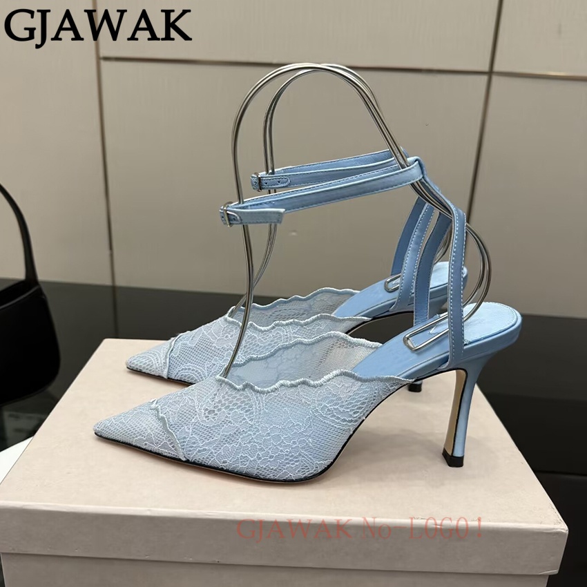 Thin High Heels Shoes Women Po - огляд і ціна Mesh Strap Metal